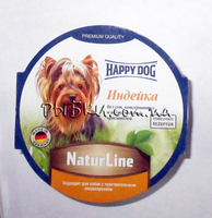 Влажный корм для собак Happy Dog с индейкой 85 г