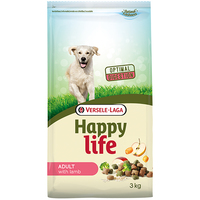 Happy Life Adult with Lamb сухой премиум корм для собак средних и крупных пород, ягненок 3 кг