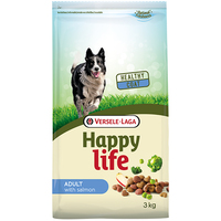 Happy Life Adult with Salmon сухой премиум корм для собак всех пород, лосось 3 кг