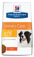 Hill's PD Canine C/D Multicare Urinary Care корм для собак, профилактика образования струвитов 5 кг