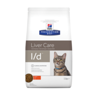 Hill's PD Feline L/D Liver Care корм для котов при заболеваниях печени 1,5 кг