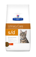 Hill's PD Feline S/D Urinary Care корм для котов страдающих струвитами 1,5 кг