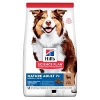 Hill's SP Canine Mature Adult 7+ Medium сухой корм для собак средних пород старшего возраста, ягненок и рис, 2,5 кг
