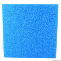 Губка-коврик для аквариумных фильтров Hobby Filter sponge blue 50х50х2см ppi 10, грубая очистка