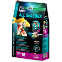 JBL Pond All Seasons M - всесезонный корм для средних прудовых рыб 32 л (5,8 кг), 58002