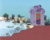 Jebo 985 - напорный прудовый фильтр с УВ стерилизатором