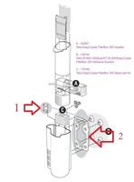 Кріплення для фільтра Tetratec Easy Crystal 300, 179165