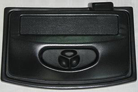 Крышка на аквариум Aquarica Овальная 50*30 черная, экономка, 1 лампа