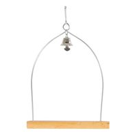 Лори качеля для птиц маленькая со звонком, 12 см