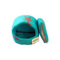 Lucky Pet будиночок для котів №0 Белла бірюзовий, 30x27x27 см