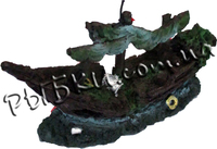 Декорация для аквариума Корабль Minjiang