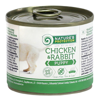 Nature's Protection Puppy Chicken and Rabbit - консерва для щенков с курицей и кроликом, 200 г