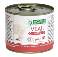 Nature's Protection Puppy Veal - консерва для щенков с телятиной, 200 г