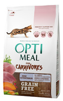Optimeal беззерновой сухой корм для взрослых котов, утка и овощи, 300 г