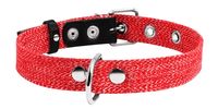 Collar №02613 ошейник нейлоновый 31-41 см красный