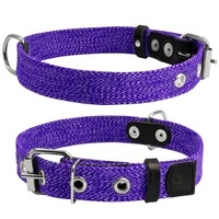 Collar №02639 ошейник нейлоновый 51-63 см, ширина 35 мм, фиолетовый