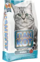 Пан Кот Рыба 10 кг сухой корм для котов