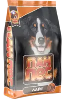 Пан Пес Лайт 10 кг сухой корм для собак склонных к полноте