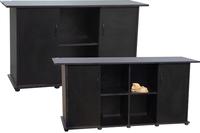 Чорна тумба під акваріум Природа прямокутна ПП 120 х 40 х 70 см