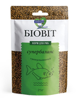 Природа Биовит Супербаланс корм в гранулах для яркоокрашенных подвижных рыб, 25 г