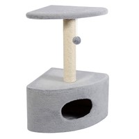 Природа Д11У дряпка угловая с будкой серая, 39х39х65 см