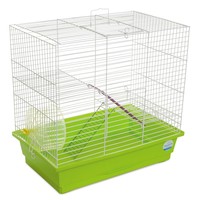 Природа Гоша клетка для мелких декоративных грызунов, цвет прутьев белый, 44х27х50 см