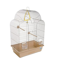Природа Изабель 1 клетка для для птиц, цвет прутьев хром, 44х27х61 см
