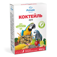 Природа Коктейль Ара - корм для крупных попугаев, 850 г