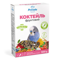 Природа Коктейль Фруктовый корм для декоративных птиц, 500 г