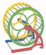Природа колесо для хомяка металл+пластик, d14см