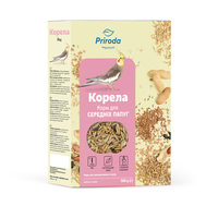 Природа корм для середніх папуг Корелла плюс йод, 500г