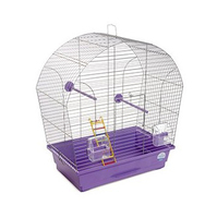 Природа Лина клетка для птиц, цвет прутьев хром, 44х27х54 см