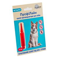 Природа ПрофиЛайн капли на холку против блох и клещей для собак 10-20 кг, 1 пип