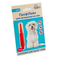 Природа ПрофиЛайн капли на холку против блох и клещей для собак до 4 кг, 1 пипетка