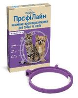 Природа ПрофиЛайн ошейник против блох и клещей 35 см, фиолетовый