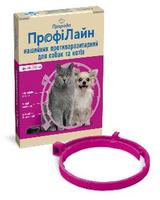 Природа ПрофиЛайн ошейник против блох и клещей 35 см, фуксия