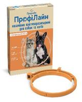 Природа ПрофиЛайн ошейник против блох и клещей 35 см, оранжевый