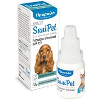 Природа SaniPet гигиенический лосьон для ушей, 15 мл