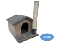 Природа Шале когтеточка для кошек, серо-бежевая