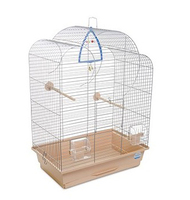 Природа Воля клетка для птиц, цвет прутьев хром, 44х27х63 см