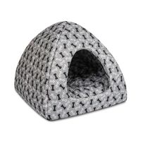 Природа Юрта домик для кота, косточки, 38x38x36см