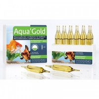 Кондиционер и бактерии для запуска аквариума для золотых рыбок Prodibio Aqua'Gold 12 ампул