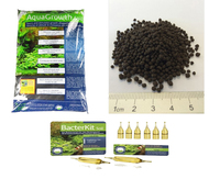 Prodibio AquaGrowth Soil 9 л + Bacter Kit Soil Fresh 6 ампул готовый аквариумный грунт 1-3 мм с набором для старта BacterKit Soil