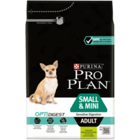 Purina Pro Plan Adult Small and Mini Sensetive Digestion сухой корм для взрослых собак мелких пород с чувствительным пищеварением, ягненок, 3 кг