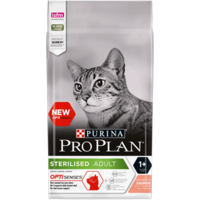 Purina Pro Plan Adult Sterilised сухой корм для стерилизованных кошек и кастрированых котов, лосось, 10 кг