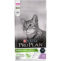 Purina Pro Plan Adult Sterilised сухой корм для стерилизованных кошек и кастрированых котов, индейка, 10 кг