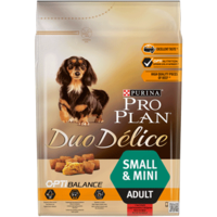 Purina Pro Plan Duo Delice корм для взрослых собак мелких пород с говядиной, 2,5 кг