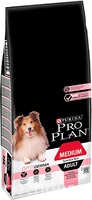 Purina Pro Plan Medium Sensitive сухой корм для собак средних пород склонных к аллергии, лосось, 14 кг
