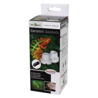 Repti-Zoo CS007-1 керамический прямой патрон для ламп до 200 Вт