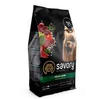 Сухой корм Savory для собак малых пород со свежим мясом ягнёнка 3 кг